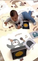 2Kids Toys Podložka na hranie Zvieracia párty 9 dielov (3)
