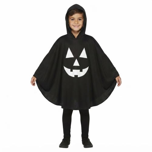 Detský karnevalový prevlek Black Halloween Scary Pumpkin