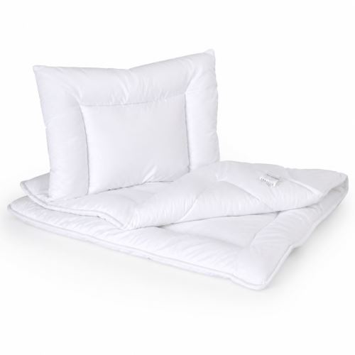 Detská prikrývka a vankúš do postieľky Vitamed 100×135 cm + 40×60 cm, celoročná