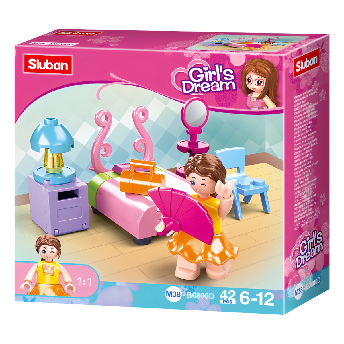 Sluban Girls Dream M38-B0800D Spálňa