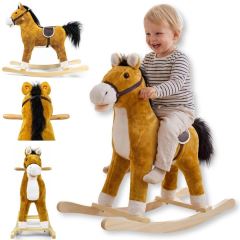 Hojdací kôň Teddy Light Brown – Milly Mally (7)