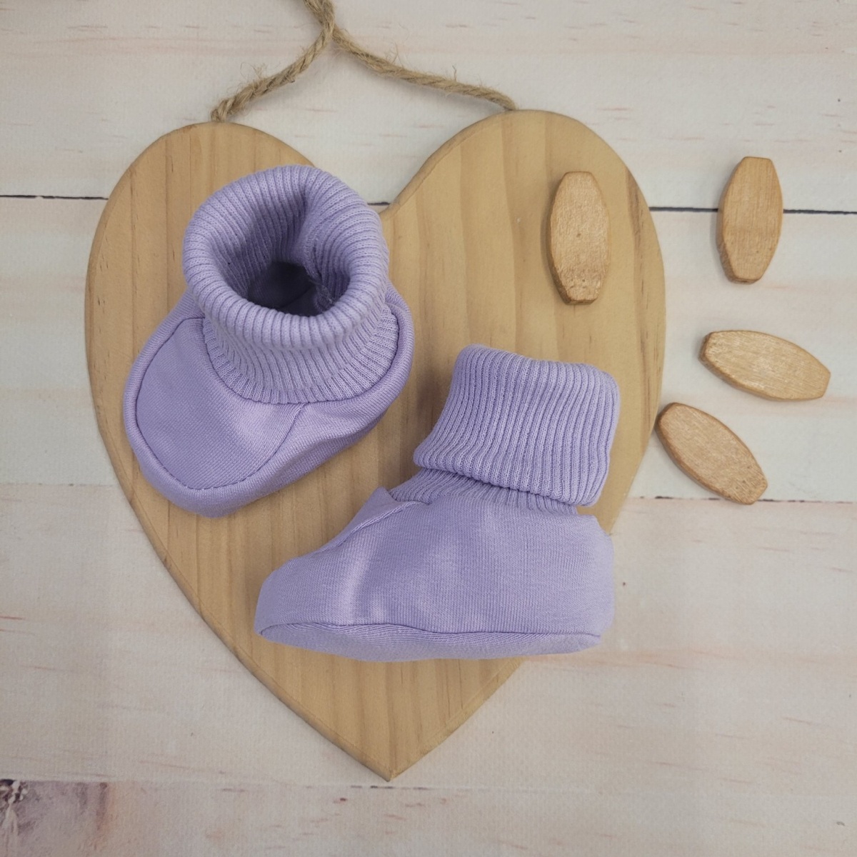 Dojčenské topánočky/ponožky soft, Kazum, lila, 56/62