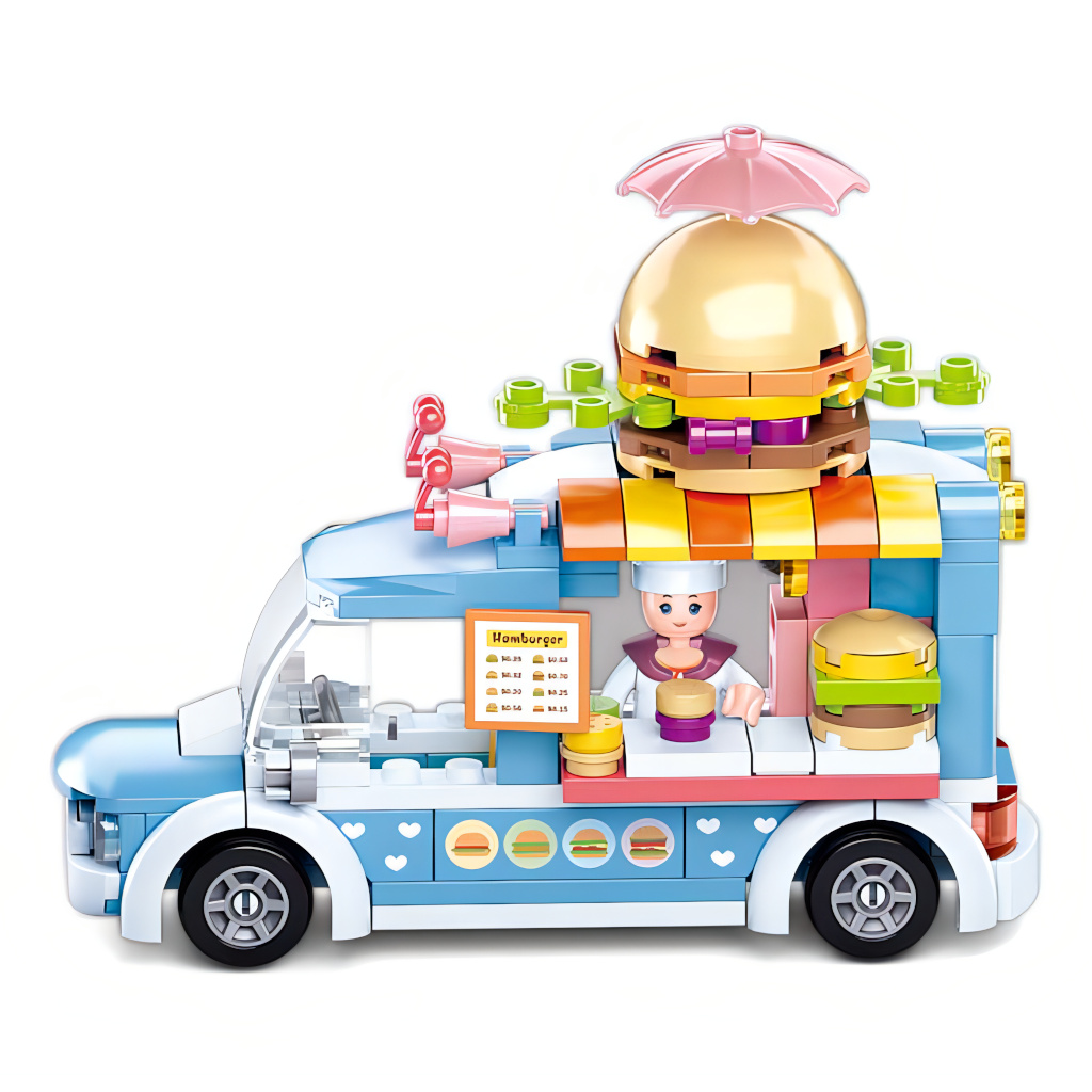 Sluban Girls Dream M38-B0993B Pojazdná predajňa hamburgerov