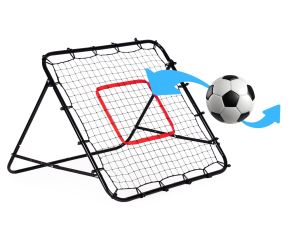 Futbalový rebounder tréningová odrážacia bránka pre deti 100x100 cm (5)