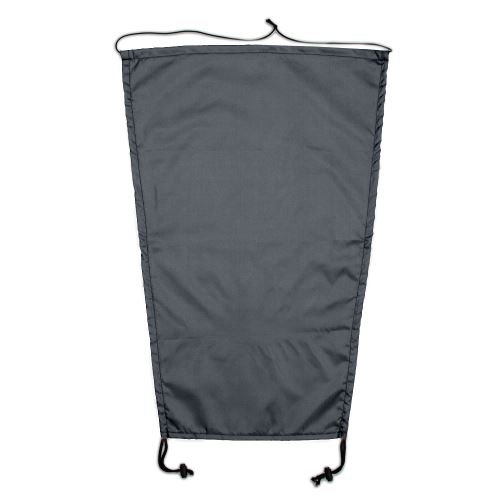 Slnečná clona na kočík s UV filtrom, 72 cm, grafitová (6)