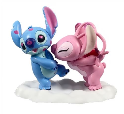 Sada figúrok Lilo a Stitch so stojanom