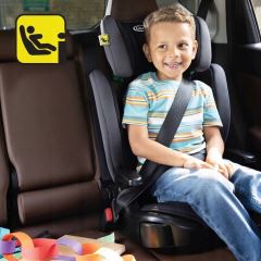 Autosedačka Junior Maxi i-Size, 100–150 cm – ľahká, bezpečná, s držiakmi na nápoje, coal (5)