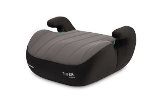 Detská autosedačka/podsedák, Tiger I-size (125-150) - sivá (587806)