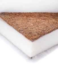 Detský matrac aloe kokos, pena, kokos, Aloe LUXE - 120x60x11cm (559006)