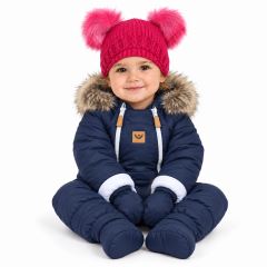 Zimné čiapky Mako chlupáček Baby Nellys ® - tm. ružový