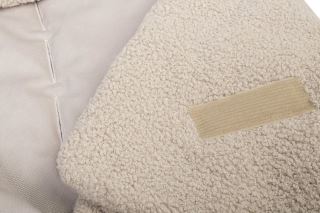 Zavinovačka do autosedačky Bouclé 75×75 - béžová (2)