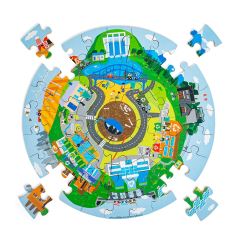 Bigjigs Toys ruhové puzzle Recyklácia (4)