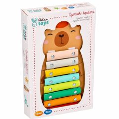 Detský drevený xylofón Kapybara Adam Toys – detský hudobný nástroj s 8 tónmi, 18m+ Detský drevený xylofón Kapybara Adam Toys – detský hudobný nástroj s 8 tónmi, 18m+