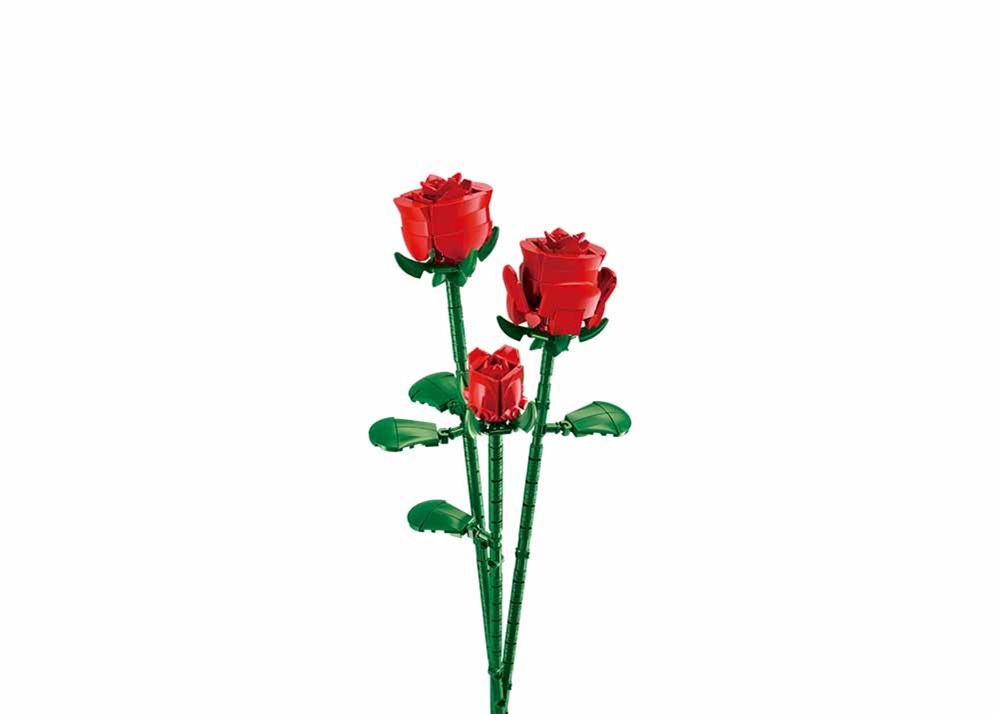 Sluban Flowers M38-B1101-04 Červená ruža vo váze