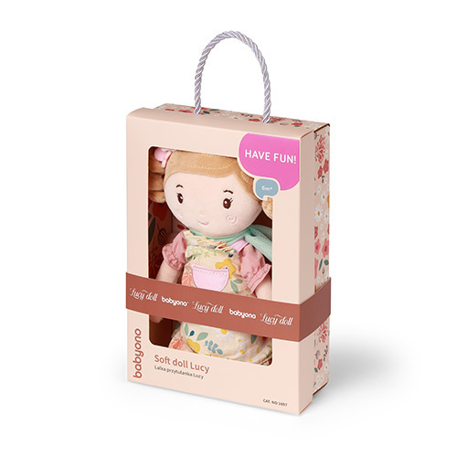 Bábika maznáčik Lucy, kvetinkové šaty, BabyOno