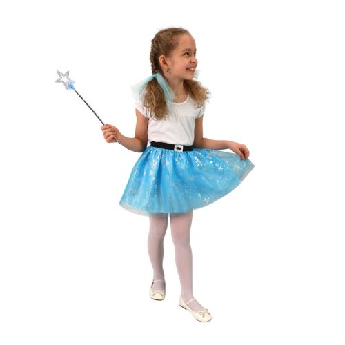 Detská tutu sukne zimná princezná s vločkami (544317)