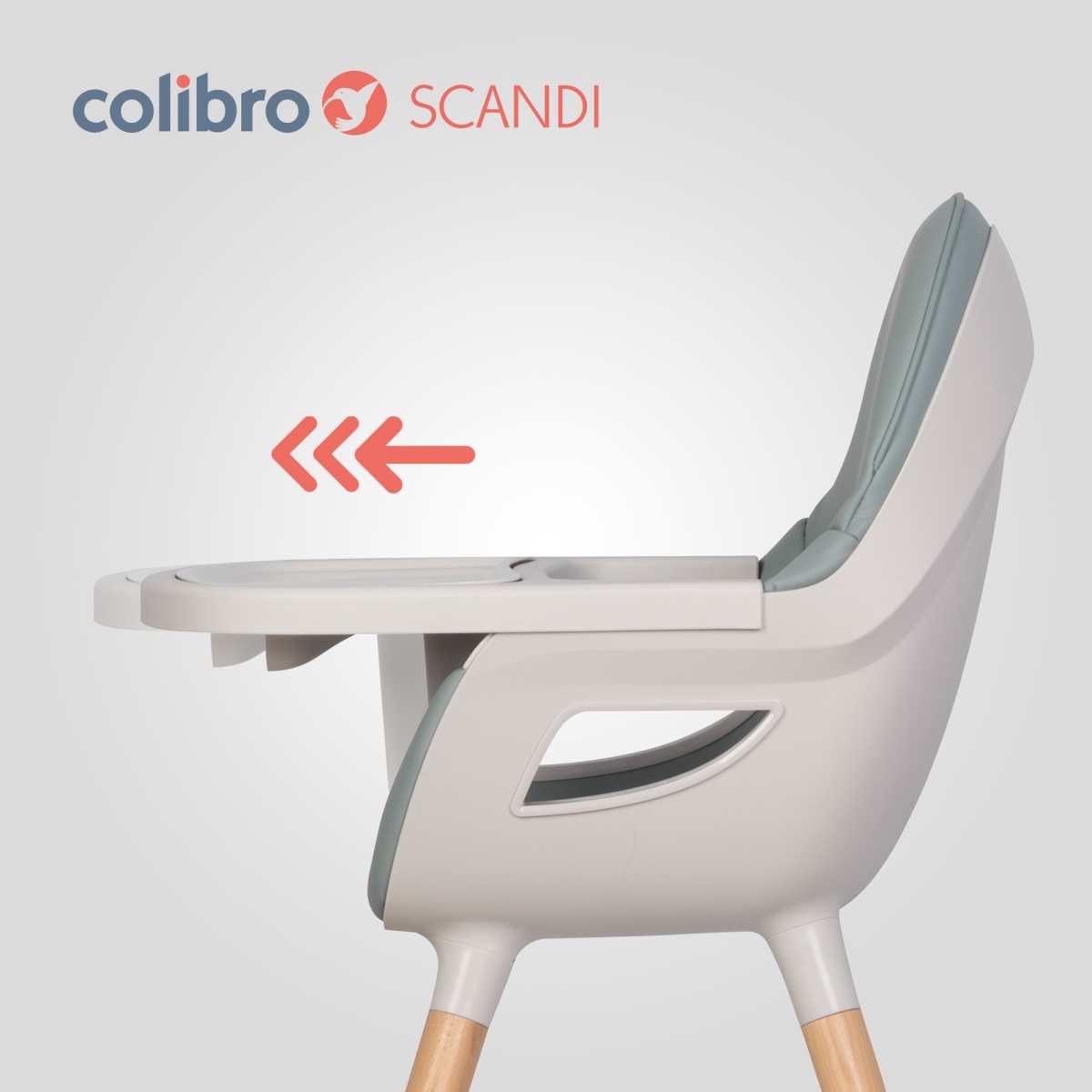 Jedálenská stolička pre deti 3v1 Scandi Agava– Colibro