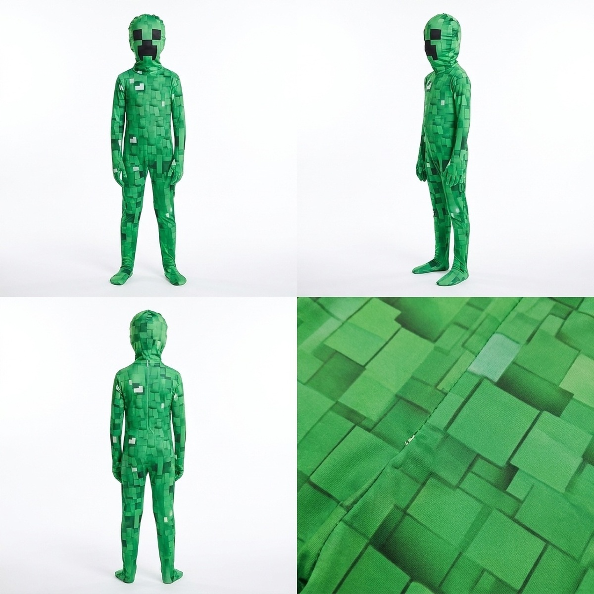 Detský kostým Minecraft Creeper Premium s maskou 110-122 M