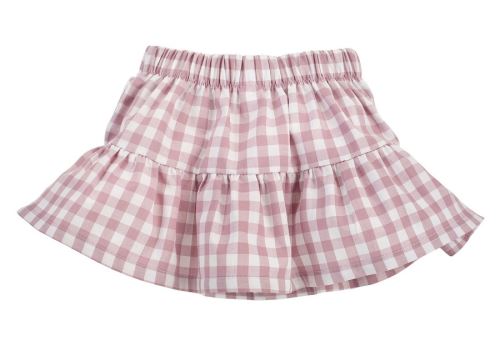 Pinokio Kostkovaná letní sukně Sweet Cherry - lila/bílá