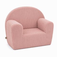 Detské kresielko Velvet s bočným vreckom Baby Nellys, pudrovo ružová (1)
