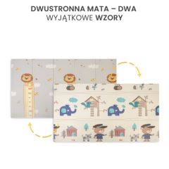 Toyz Fomee Forest Multifunkčná penová podložka 200×150 cm – obojstranná, taška (11)
