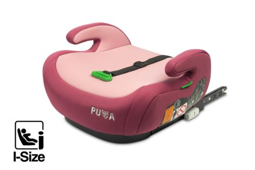 Podsedák do auta, isofix I-SIZE Puma - ružový (575132)