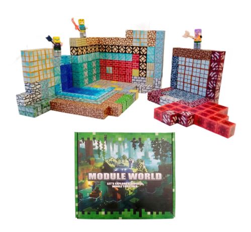 Magnetická stavebnica Minecraft Special blocks 303ks