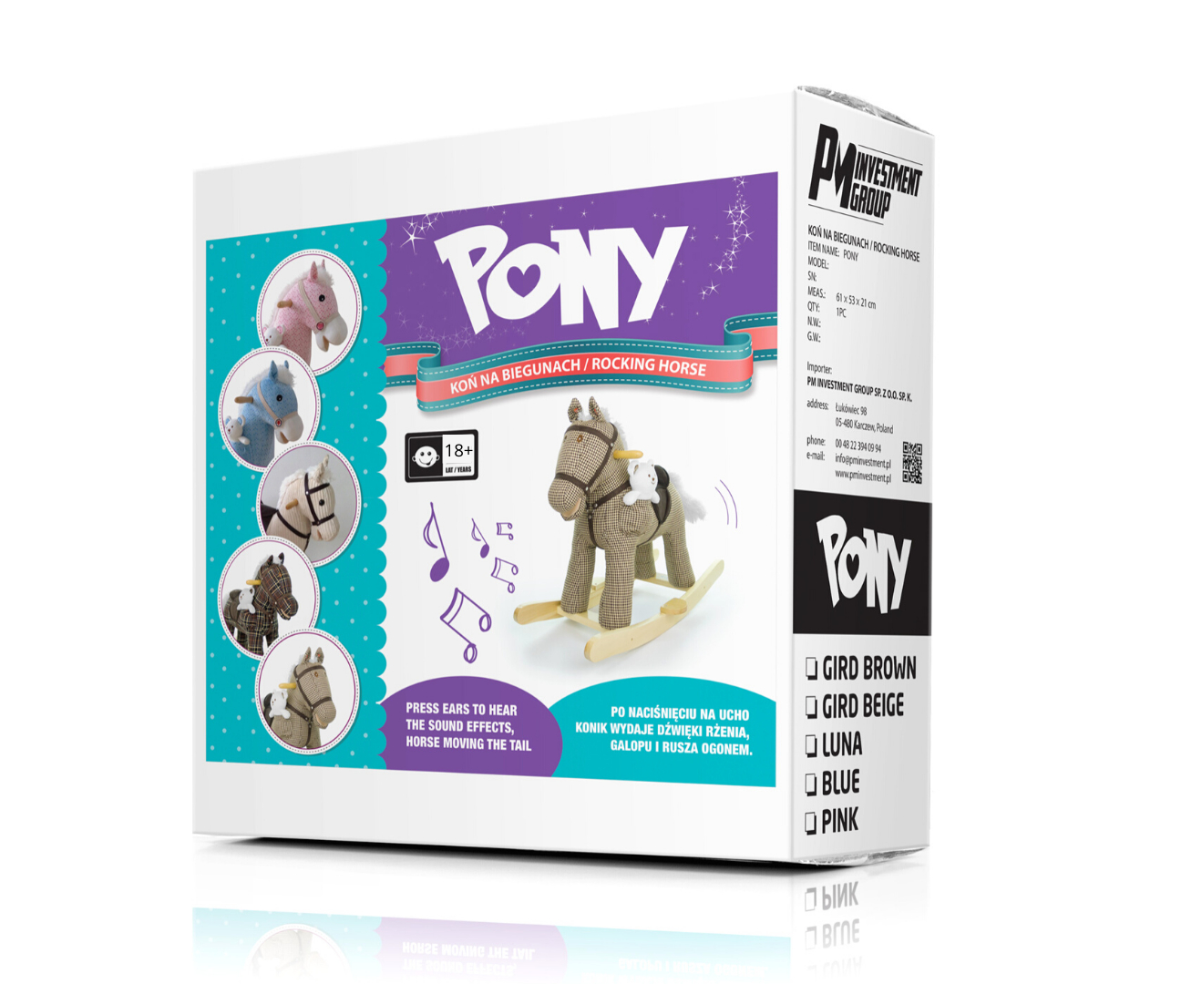 Hojdací koník Pony Bruno – Milly Mally