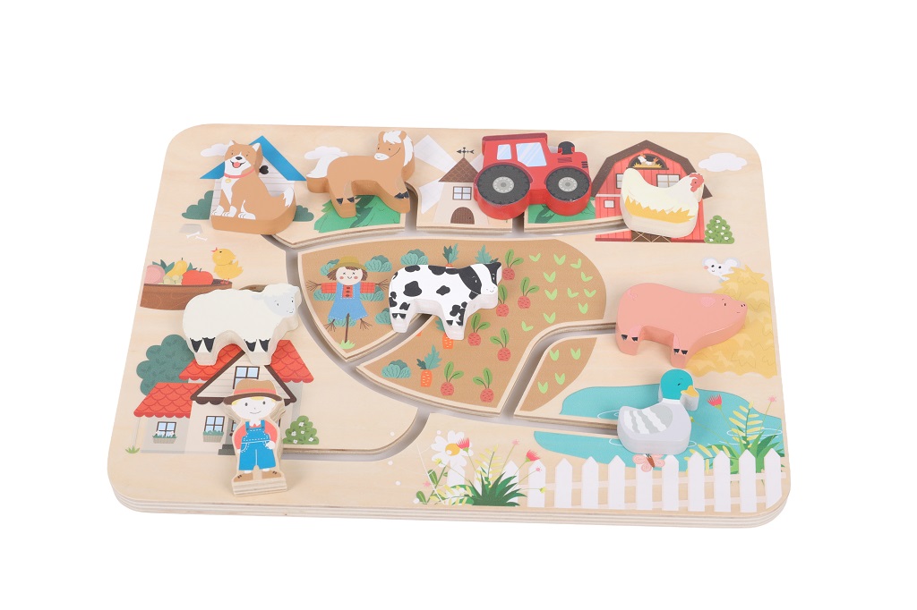 2Kids Toys Motorická deska Farma
