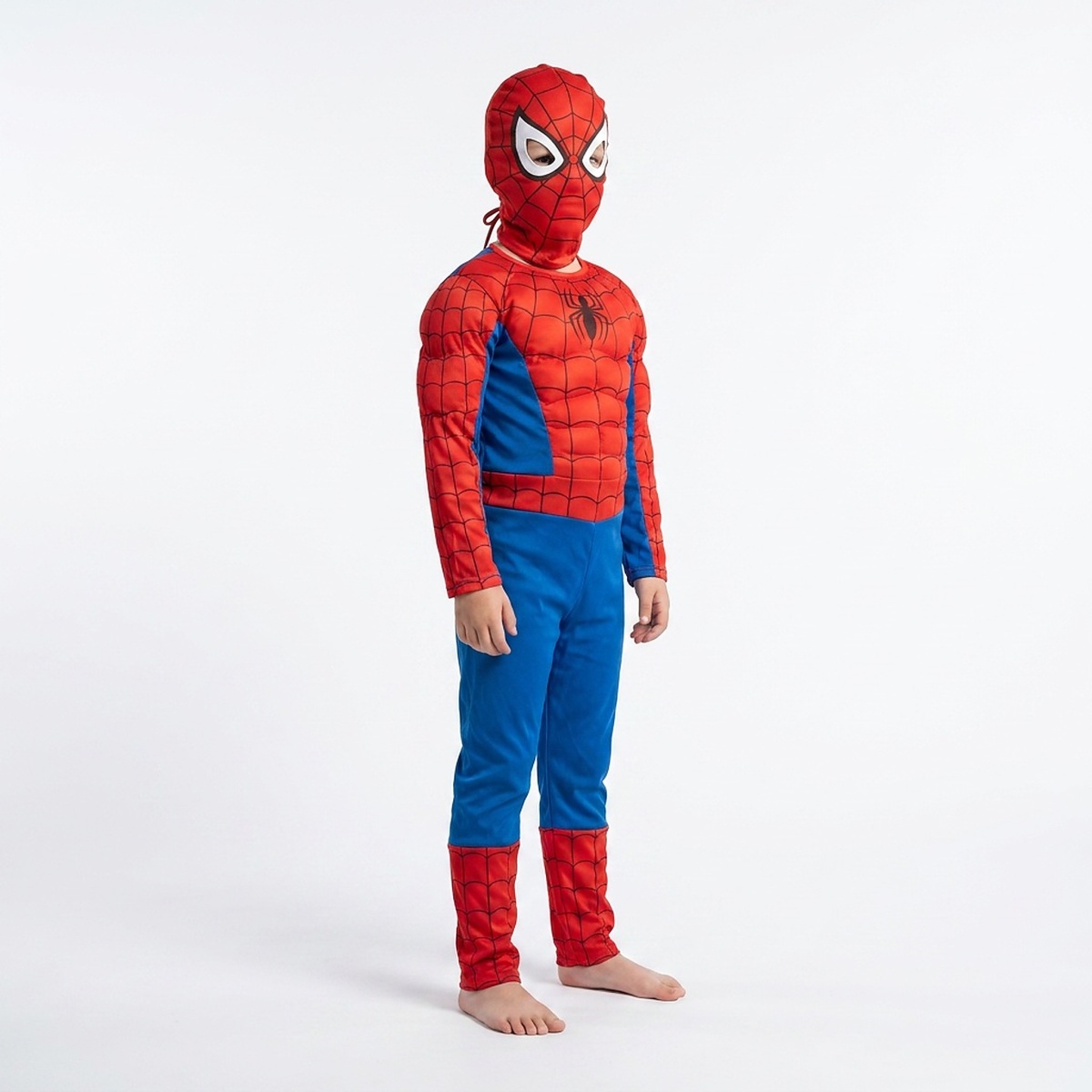 Detský kostým Spiderman Muscle 122-134 L