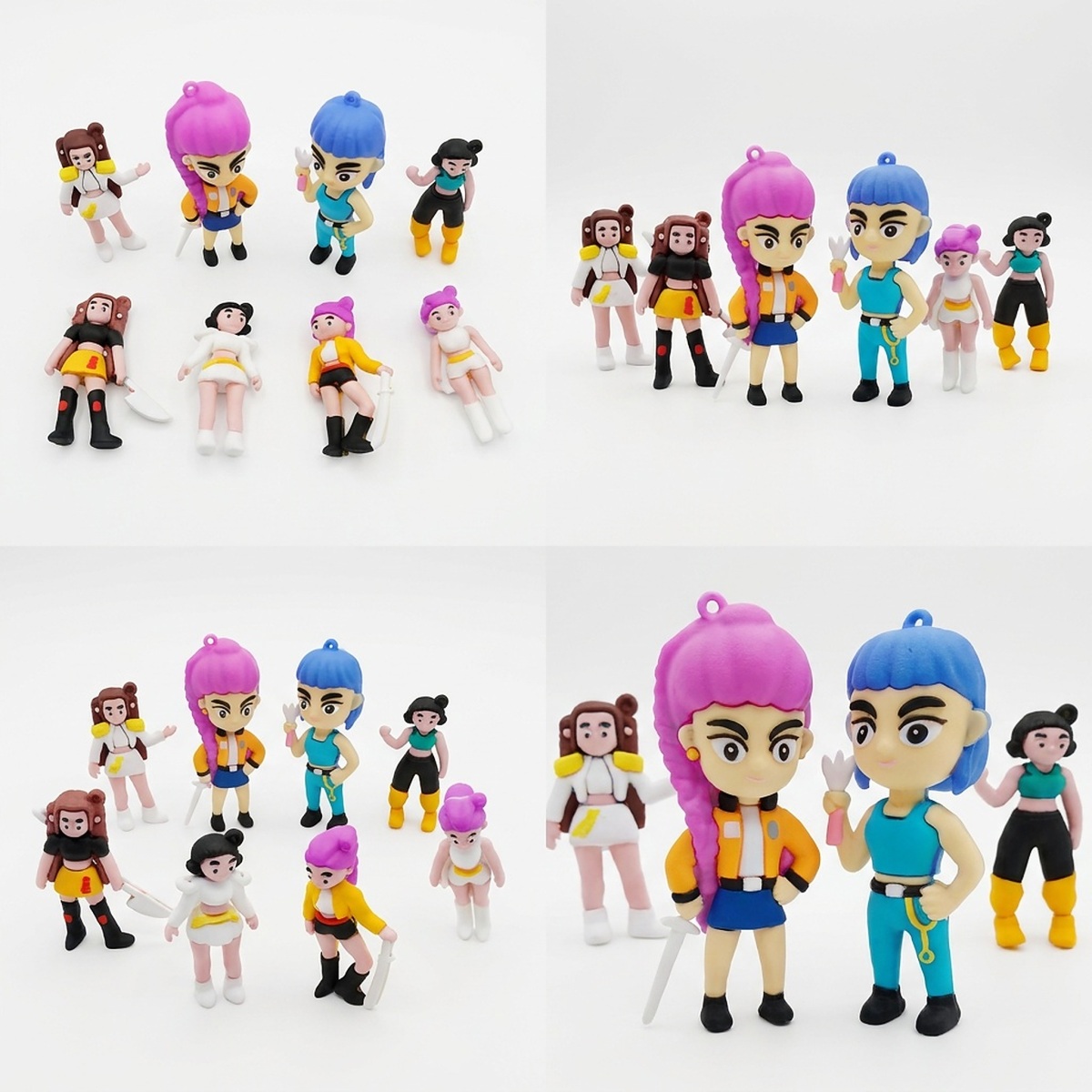 Sada figúrok Demon Hunters K-pop 8ks