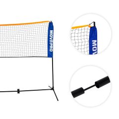 Univerzálna nastaviteľná sieť 3 v 1 na bedminton, volejbal a tenis s taškou, 305 x 140 cm (5)