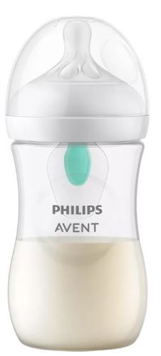 Dojčenská fľaša Natural Avent, Response s ventilom AirFree, 260 ml