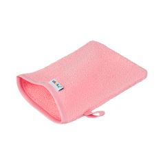 Detská umývacia rukavica XL Akuku – 100 % bavlna, 15×20 cm, od narodenia, ružová (1)