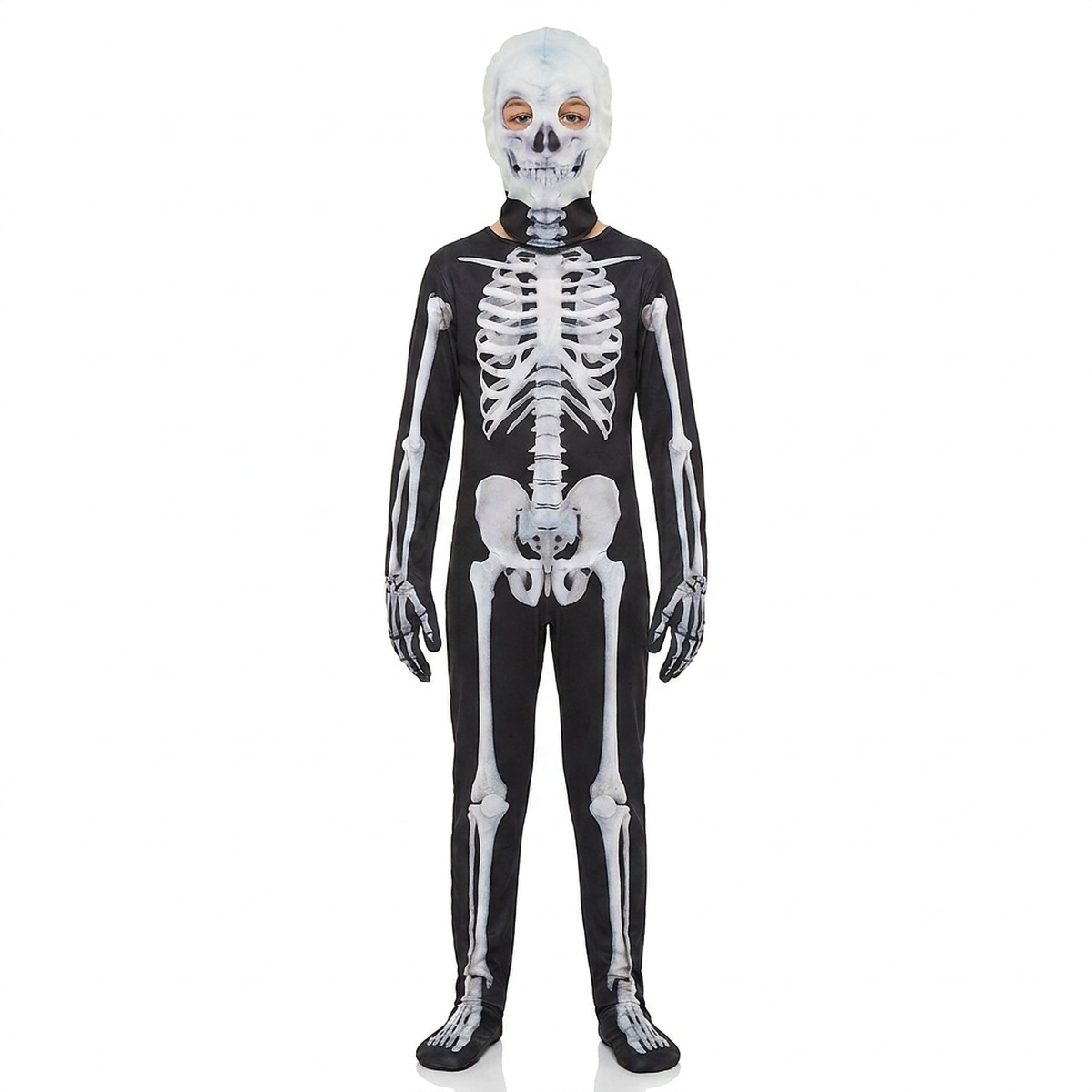 Detský karnevalový kostým kostra Scary Skeleton 116-122 M