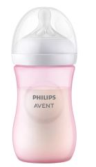 Dojčenská fľaša Natural Avent, Response, 260 ml, ružová (1)