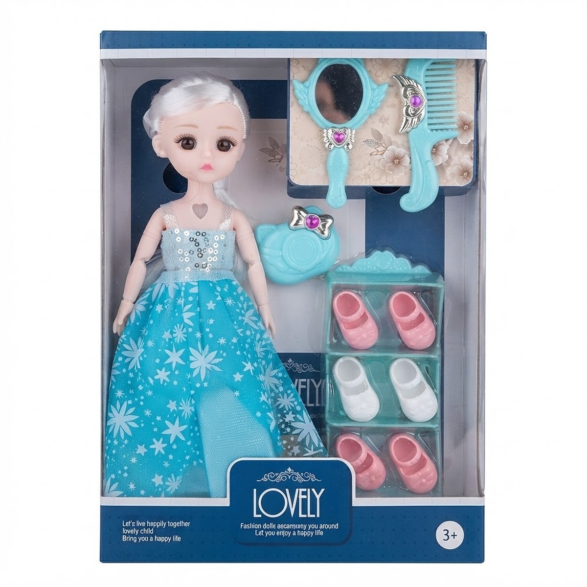 Spievajúci figúrka Elsa Frozen s doplnkami 30cm