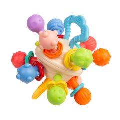 Toyz Edukačná hračka 2v1 hrkálka a hryzátko – senzorická, umývateľná Toyz Edukačná hračka 2v1 hrkálka a hryzátko – senzorická, umývateľná