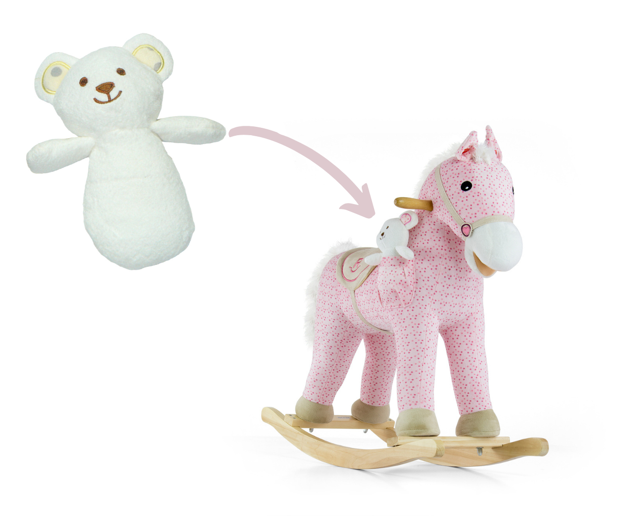 Hojdací koník Pony Pink – Milly Mally