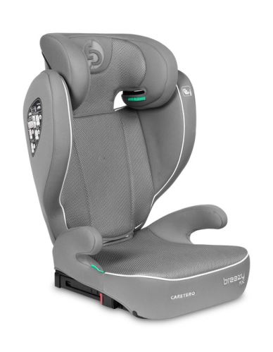 Detská autosedačka Breezy 2v1 s isofixom, 100-150 cm, sivá