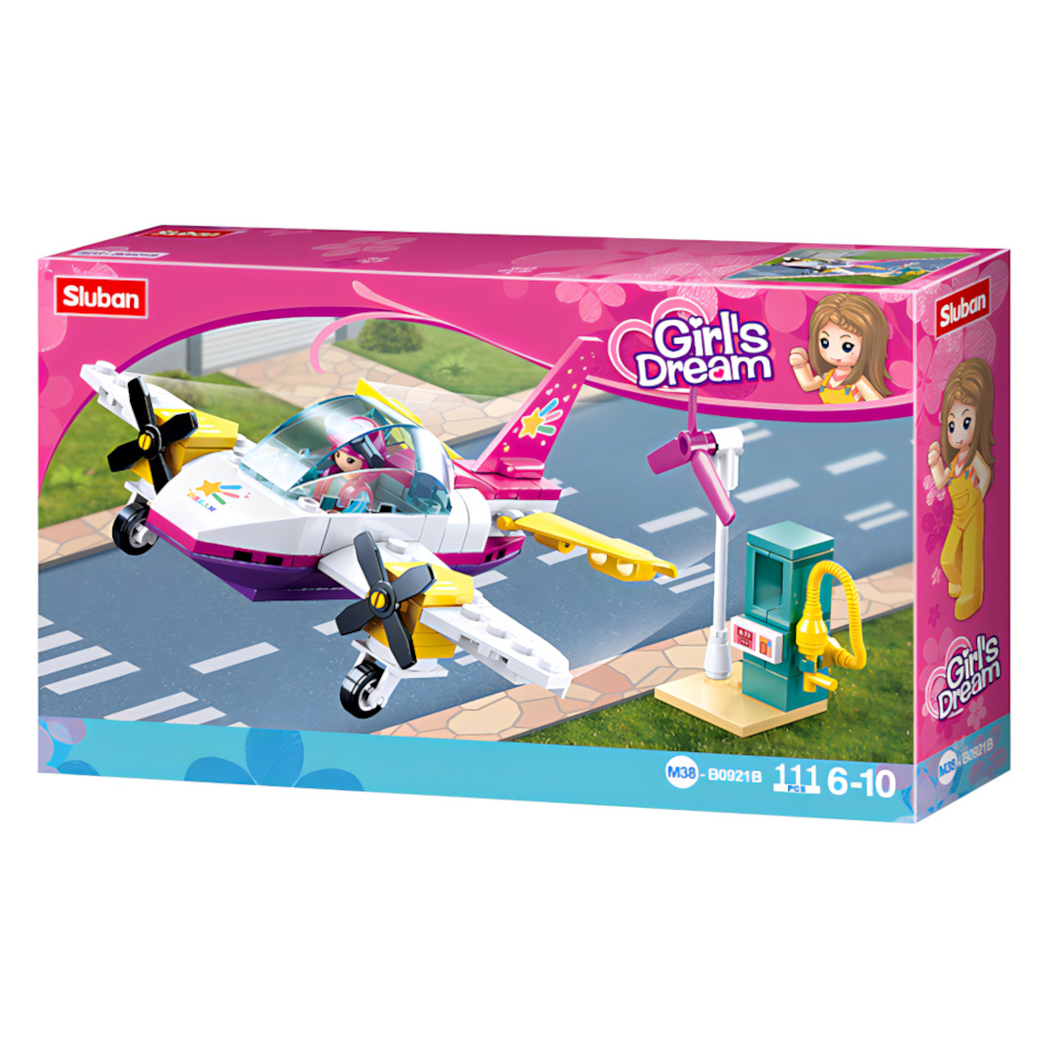 Sluban Girls Dream M38-B0921B Súkromné lietadlo