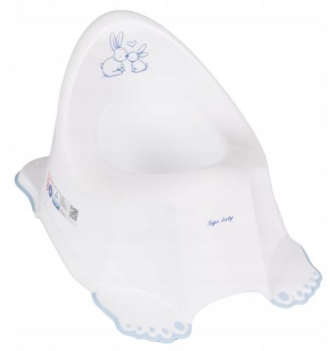 Tega Baby Nočník s protišmykovou funkciou Eco Bunny - biely