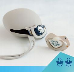 Silikónové puzdro na cumlík Canpol Babies, púdrovo ružový (3)