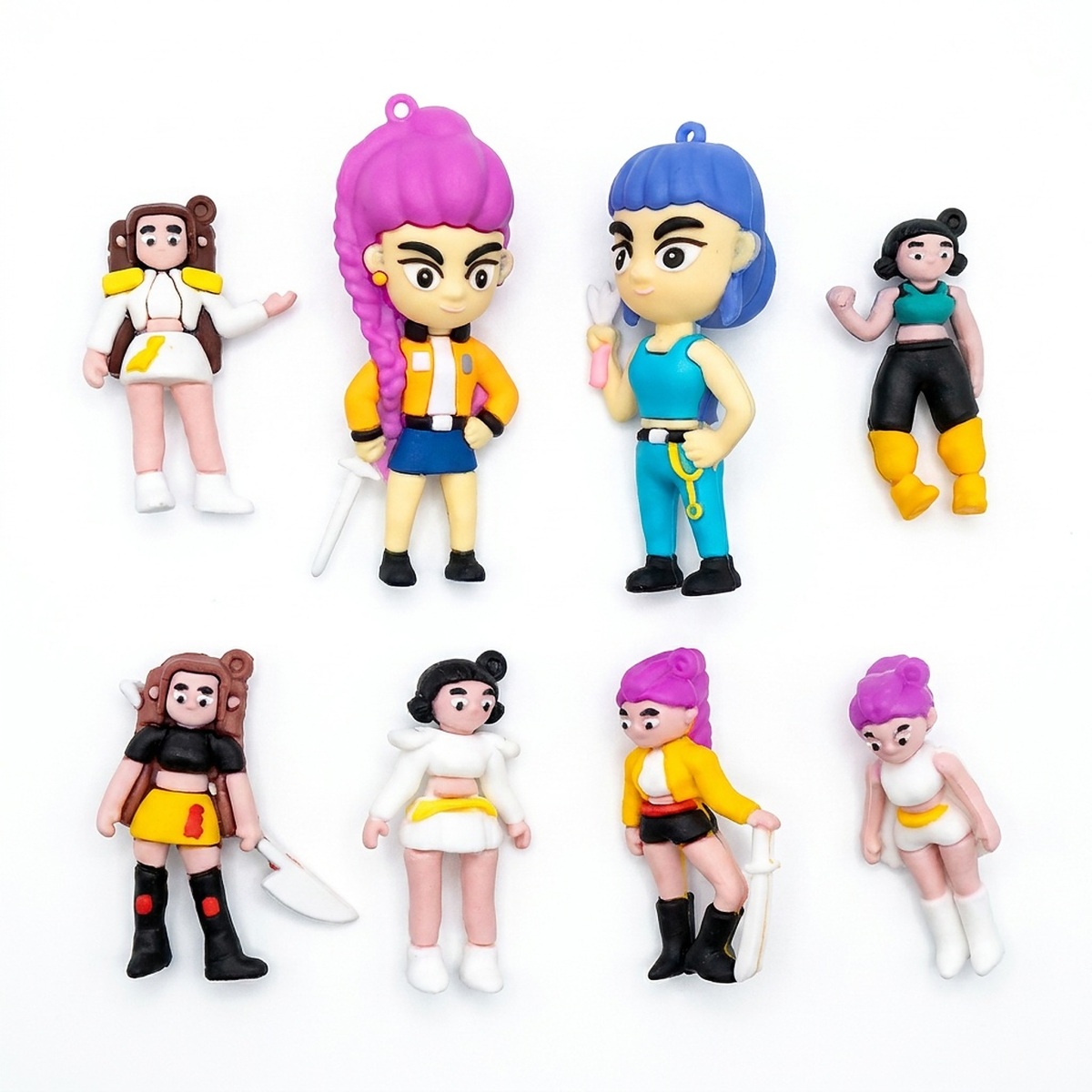 Sada figúrok Demon Hunters K-pop 8ks