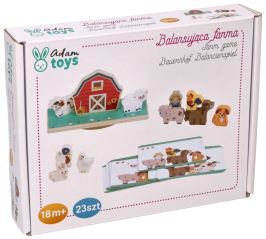 Drevená balančná hra, puzzle - Farma so zvieratkami (6)