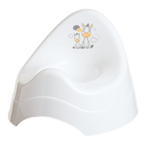 Detský nočník Maltex Baby Zebra – kolekcia Zebra, biely
