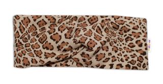 BABY NELLYS Dětské čelenky Gepard, sada 2 kusů - hnědá, gepard (1)