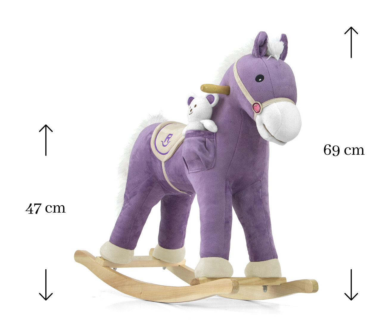 Hojdací koník Pony Purple – Milly Mally