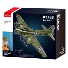 Sluban Model Bricks M38-B1367 Americký bombardér B-17G v mierke 1:44 (2)