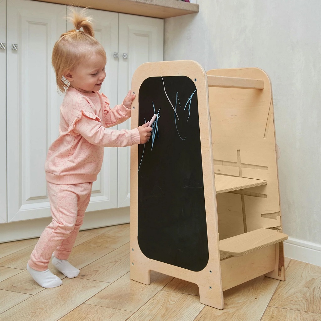 BusyKids Roztúca učiaca veža Play 5v1 75 cm